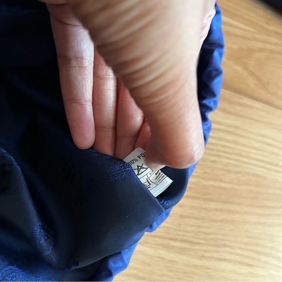 Vintage Fosters Grand Prix Navy Down Jacket - Picture 5 of 15